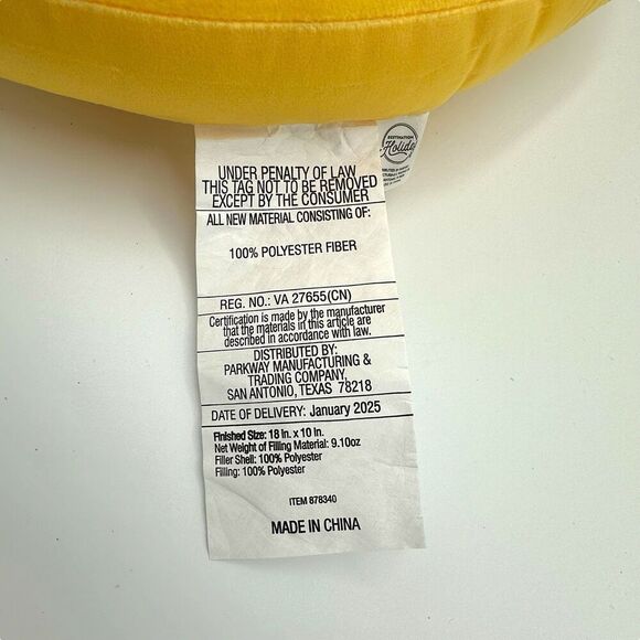 Lemon Slice‎ Summer Throw Pillow - Picture 3 of 3